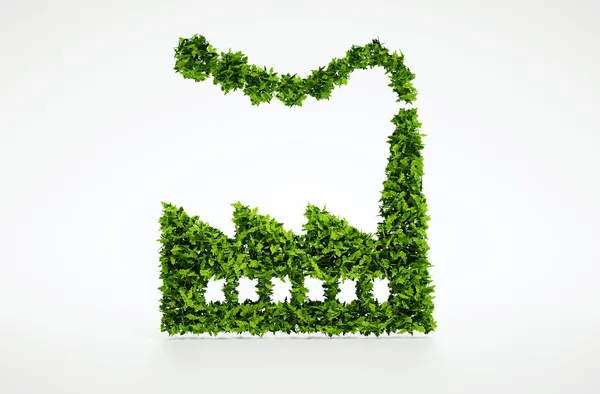 Ecology industry symbol — Stock Photo, Image