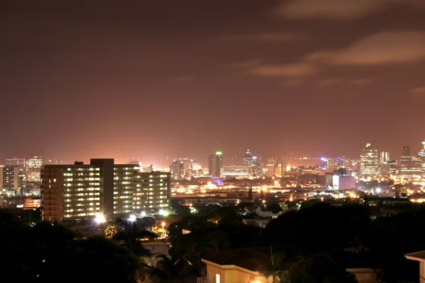 Дурбан Южная Африка ночью — стоковое фото
