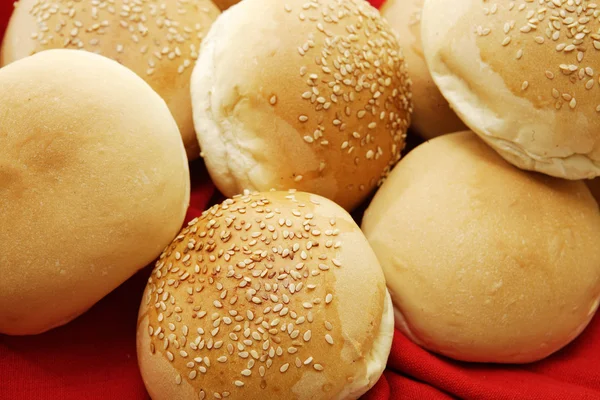 Round Sesame Seed Rolls — Stock Photo, Image