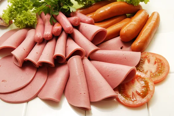 Cold Deli Meat Collection — Stock Photo, Image