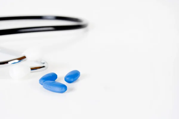 Blue pills — Stock Photo, Image