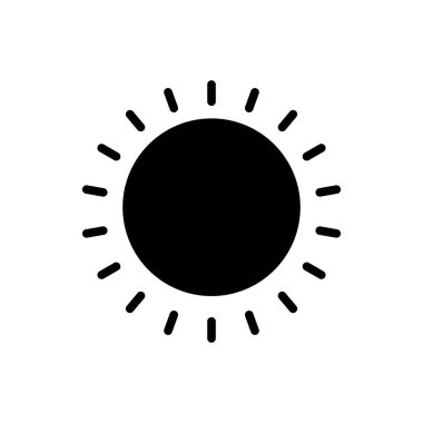 ışık simgesi, parlak simge vektör illüstrasyonu