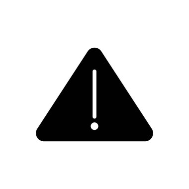 Uyarı simgesi, anımsatıcı simgesi vektör illüstrasyonu