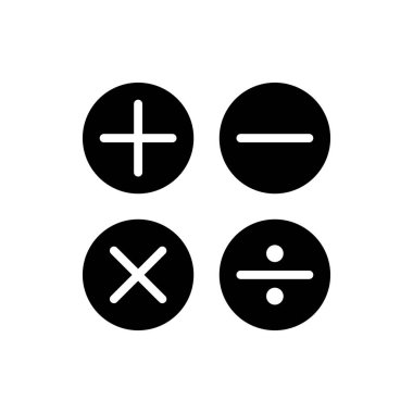 hesap makinesi simgesi, simge vektör resimlemesini hesapla