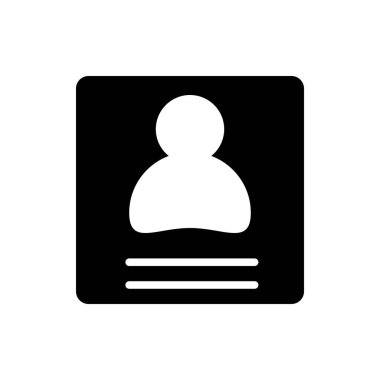 Hesap simgesi, profil simgesi vektör illüstrasyonu