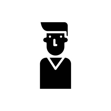 Hesap simgesi, profil simgesi vektör illüstrasyonu