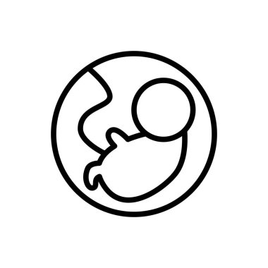 bebek simgesi, yenidoğan simgesi vektör illüstrasyon