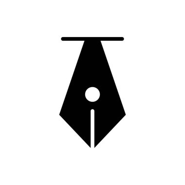 kalem simgesi, simge vektör illüstrasyonu yaz