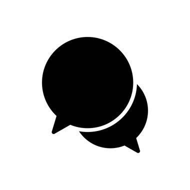 konuşma simgesi, simge vektör illüstrasyonunu konuş