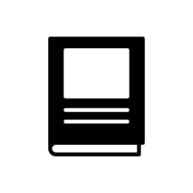 kitap simgesi, simge vektör illüstrasyonunu oku