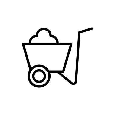 Yapı simgesi, bina ikonu vektör illüstrasyonu