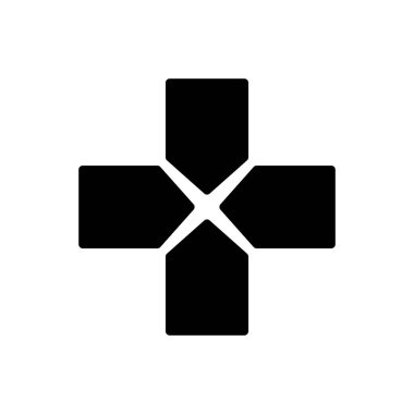 oyun simgesi, oyun denetleyici ikon vektör illüstrasyonu