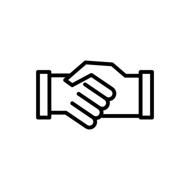 El sıkışma simgesi, simge vektör illüstrasyonunu dağıt