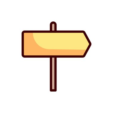 Adres simgesi, konum simgesi vektör illüstrasyonu