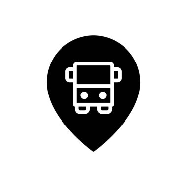 bus simgesi, taşıyıcı simgesi çizimi