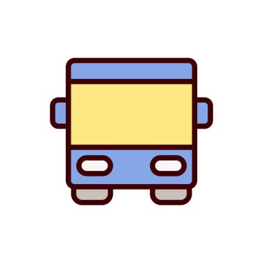 bus simgesi, taşıyıcı simgesi çizimi