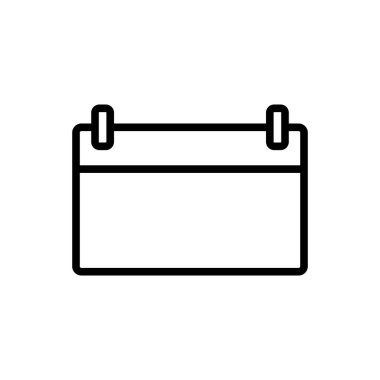 tarih simgesi, anımsatıcı simgesi vektör illüstrasyonu