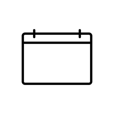 tarih simgesi, anımsatıcı simgesi vektör illüstrasyonu