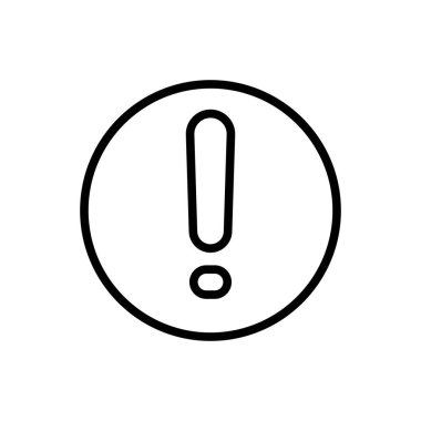 Hata simgesi, problem simgesi vektör illüstrasyonu