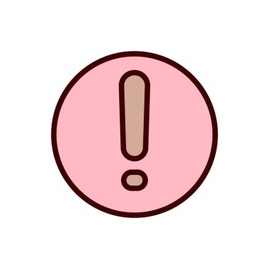 Hata simgesi, problem simgesi vektör illüstrasyonu