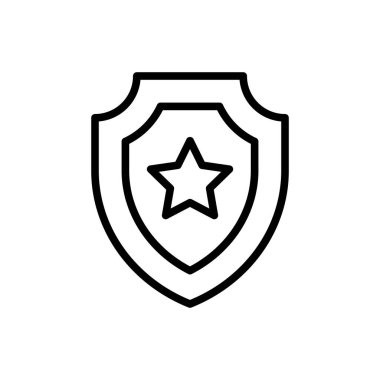 kalkan simgesi, koruma simgesi vektör illüstrasyonu