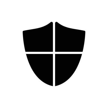 kalkan simgesi, koruma simgesi vektör illüstrasyonu