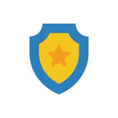 kalkan simgesi, koruma simgesi vektör illüstrasyonu