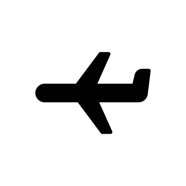 Airplane Icon Plane Icon Vector Illustration — Stock Vector