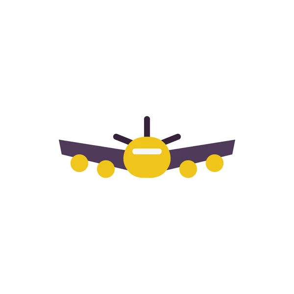 Ikon Pesawat Terbang Ikon Bidang Vektor Ilustrasi - Stok Vektor