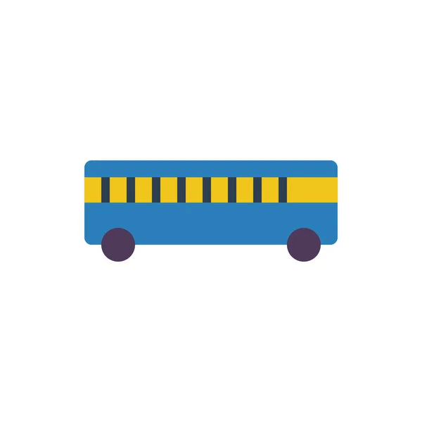 Icono Bus Icono Transporte Vector Ilustración — Archivo Imágenes Vectoriales