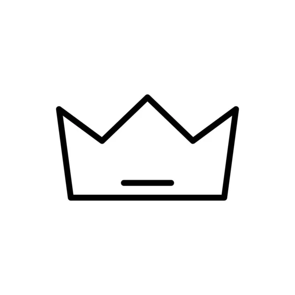 Crown Icon King Icon Vector Illustration — 스톡 벡터