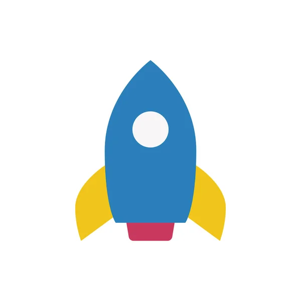 Rocket Icon Spaceship Icon Vector Illustration — Stock Vector