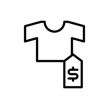 satış simgesi, finansal simge vektör illüstrasyonu