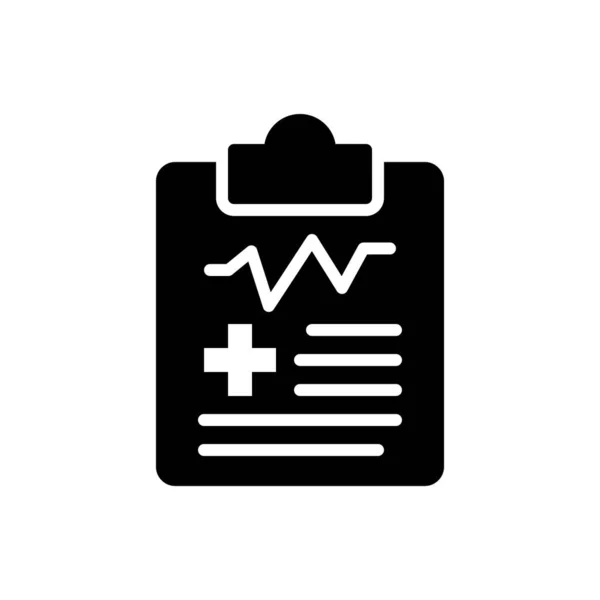 Medical Report Icon Vector Illustration — Stock Vector