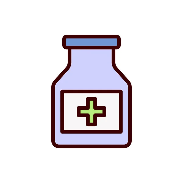 Läkemedel Ikon Piller Ikon Vektor Illustration — Stock vektor