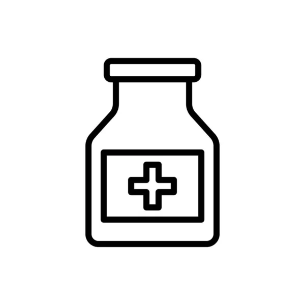 Drug Icon Pill Icon Vector Illustration — Stock Vector