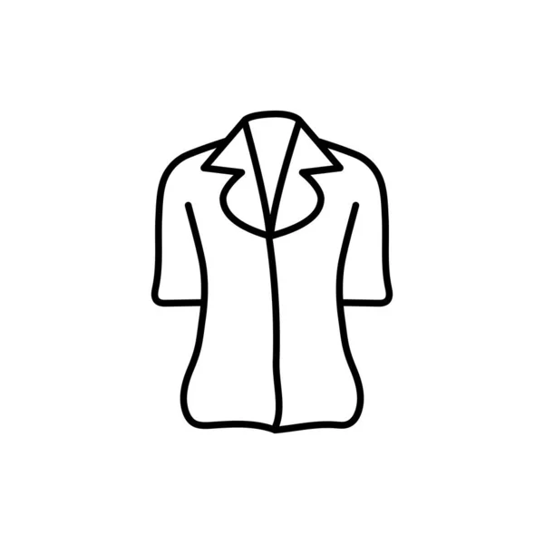 Иконка Блузки Векторная Иллюстрация Значка Рубашки — стоковый вектор