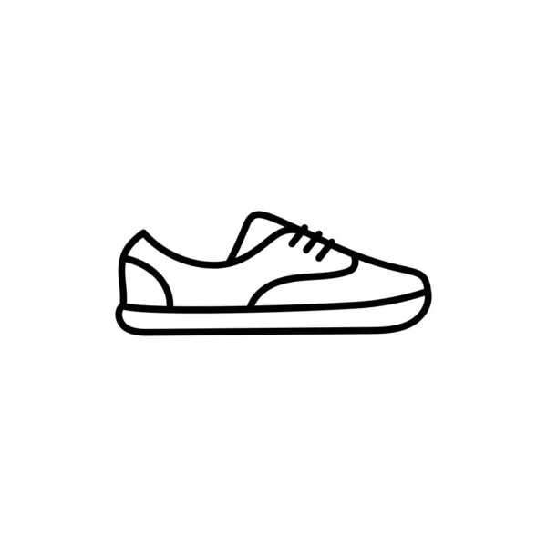 Sneaker Icône Illustration Vectorielle Icône Chaussures — Image vectorielle