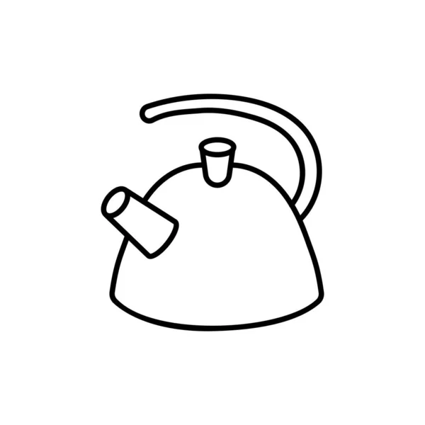Water Boiler Pot Icon Vector Illustration — Stock Vector