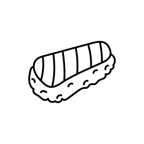 Ікона Суші Ікона Япанської Їжі — стоковий вектор