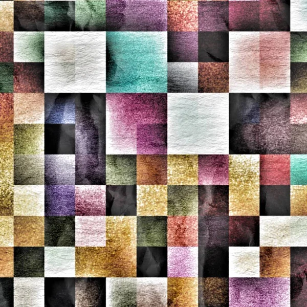 Abstraktní Texturované Barevné Geometrické Pozadí — Stock fotografie