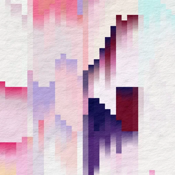 Kleurrijke Geometrische Achtergrond Patroon Met Gekleurde Abstracte Vormen — Stockfoto