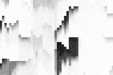 Siyah ve beyaz geometrik desen, soyut arkaplan 