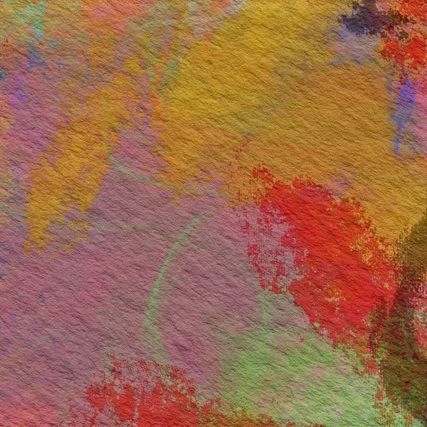 Abstrakter Hintergrund Mit Farbenfroher Aquarellmalerei — Stockfoto