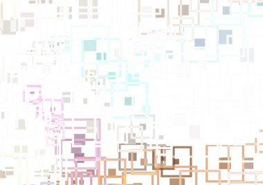 Soyut modern arka plan. Renkli desen. Noktalar dizaynlı çizgili canlı kare