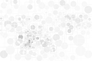Noktalı ve daireli soyut arkaplan