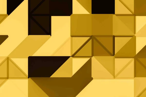 Gouden Gele Achtergrond Textuur Muur Hellingen Schaduw Glanzend Geel Blad — Stockfoto