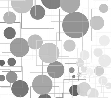 Çember ve noktalı soyut arkaplan