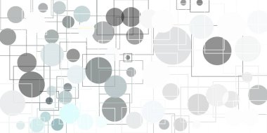 Çember ve noktalı soyut arkaplan