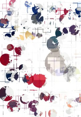 Eğitim sunumu arkaplanı, yeni kağıt dokusu ve şekil duvar kağıdına sahip soyut bir duvarı bulanıklaştırır. Yüksek kalite ve metin kopyalama alanı